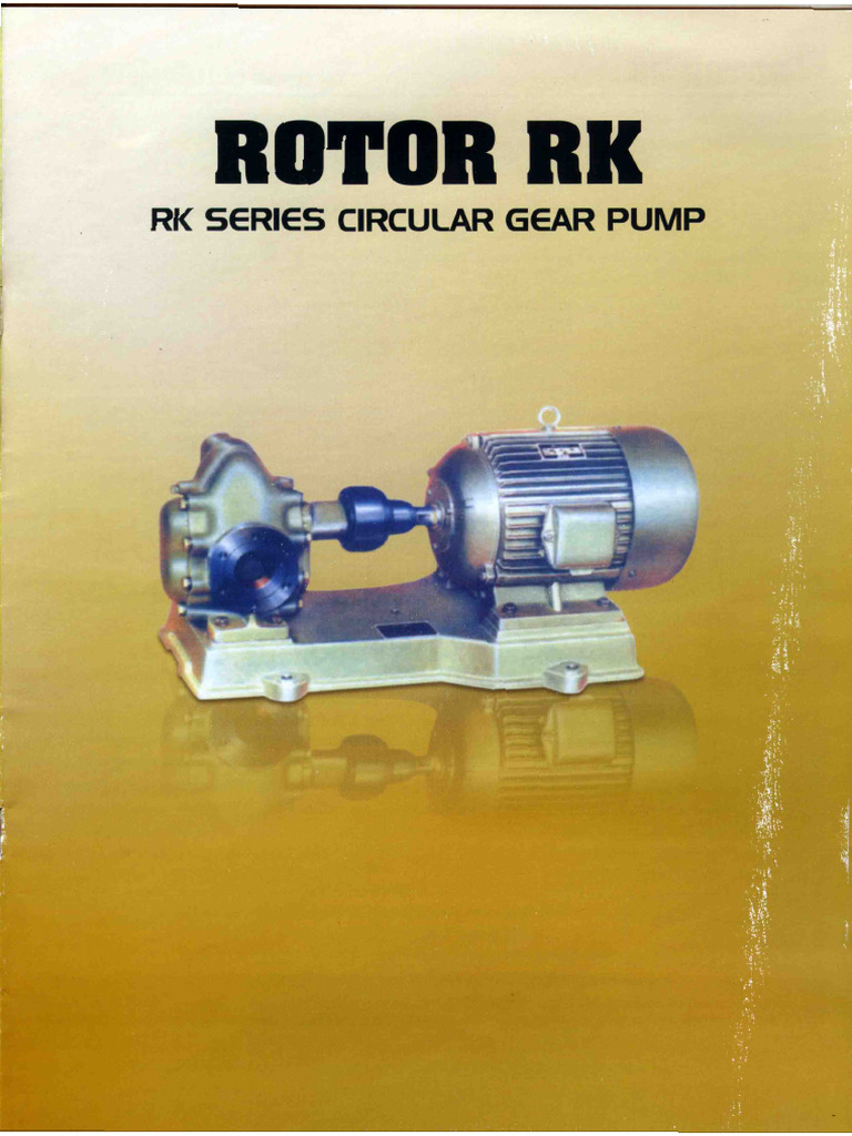 Rotor RK Circular Gear Pump Rev | PDF