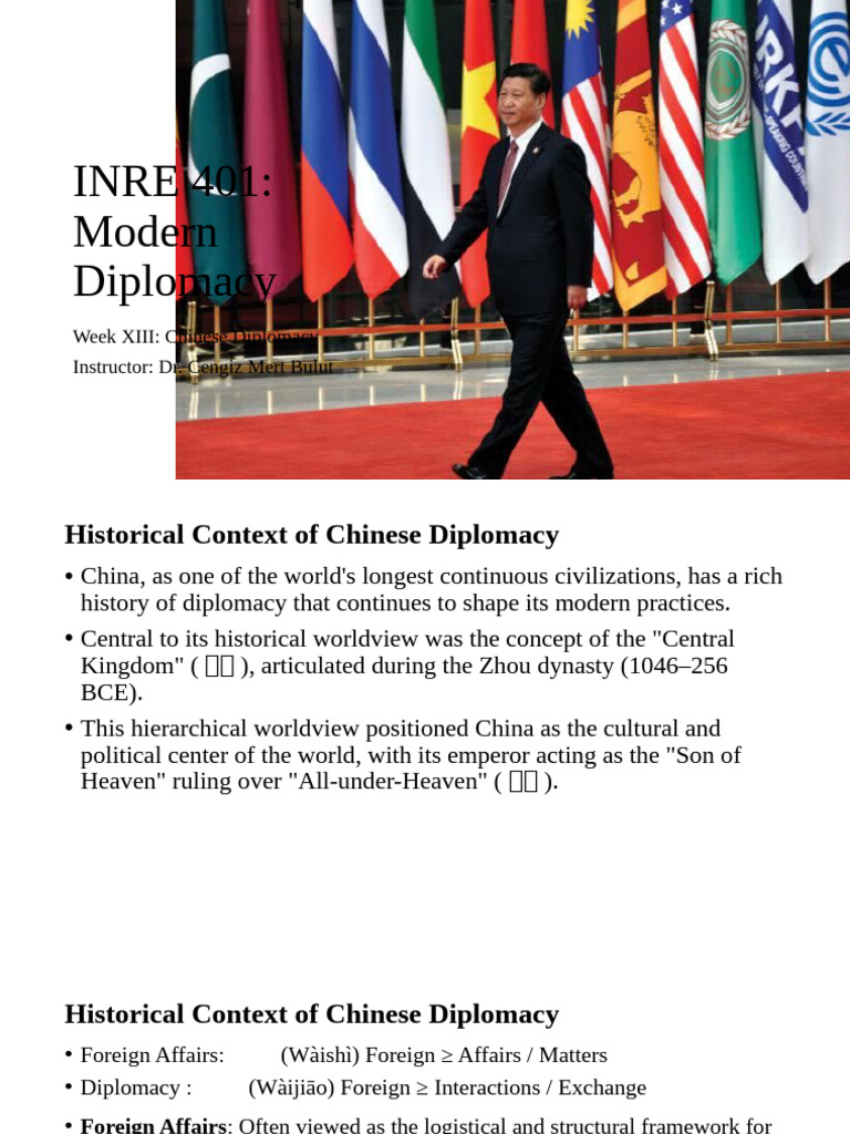 Chinese Diplomacy | PDF | China | World Politics