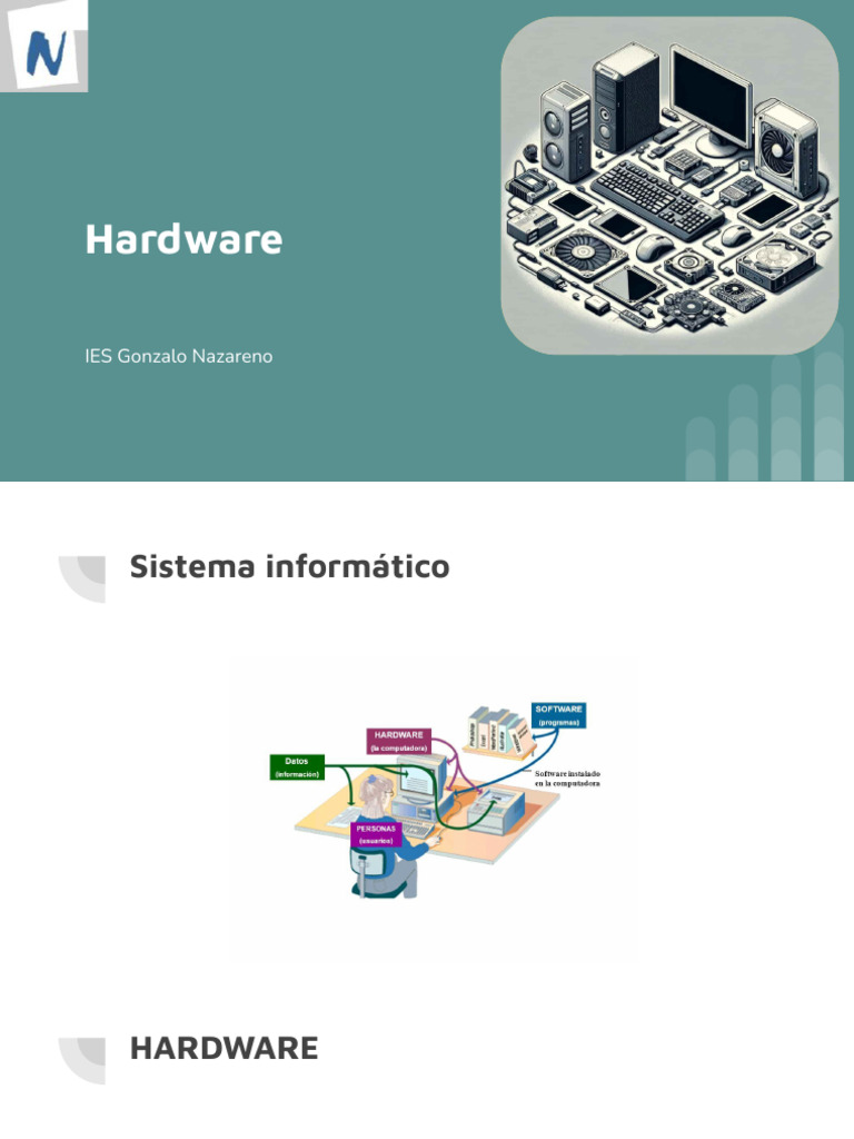 Componentes Esenciales de Hardware PC | PDF | Microprocesador ...