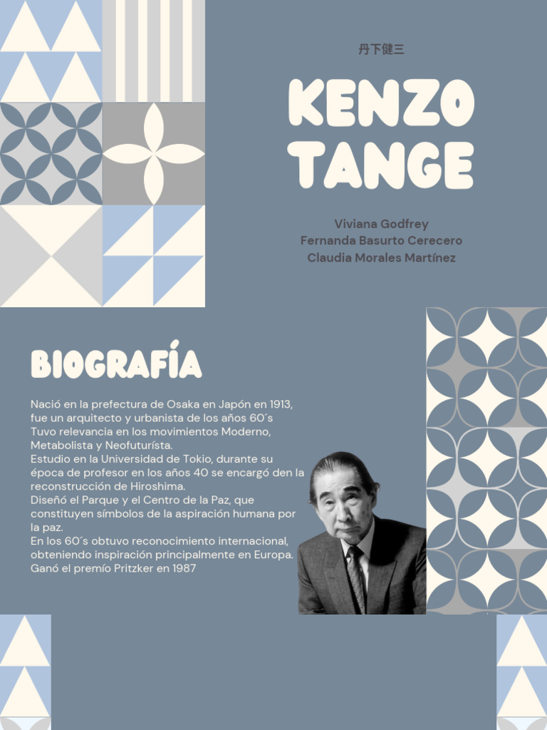 Kenzo Tange: Legado Arquitectónico | PDF
