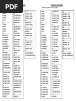 Numbers 1-50 Counting Chart | PDF