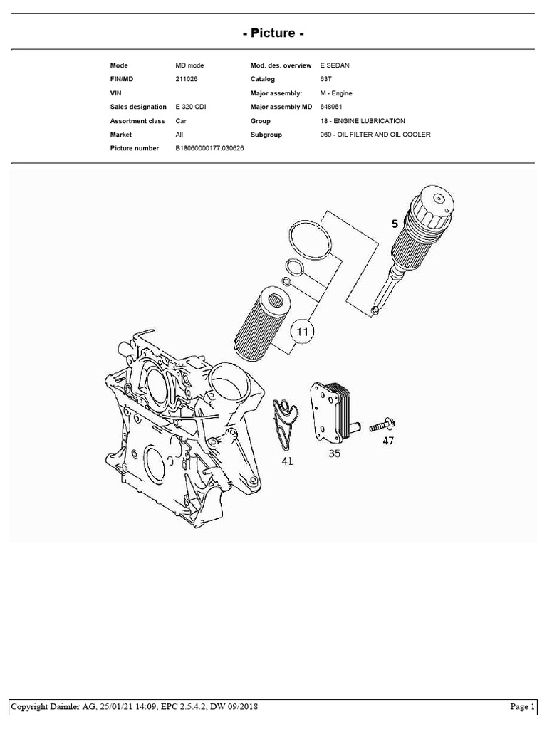 OM648 Oil Cooler | PDF