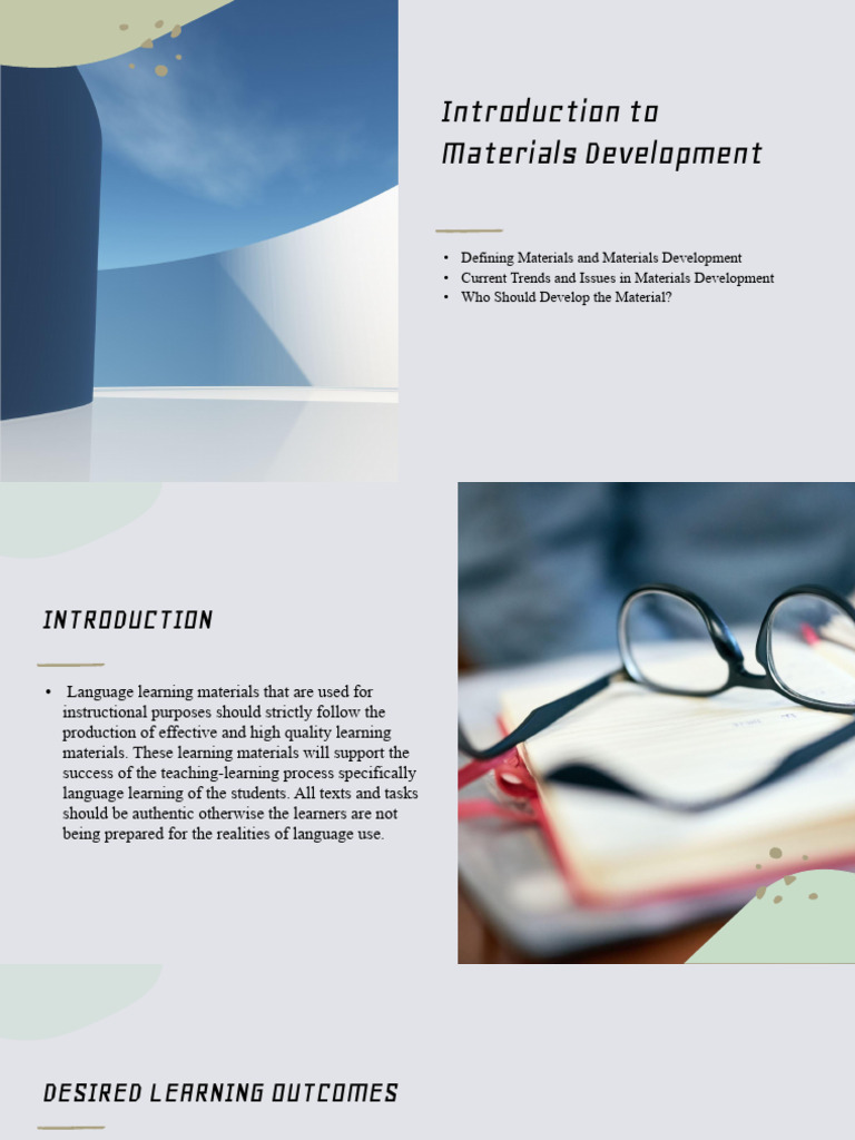 Understanding Materials Development in Language Learning | PDF ...