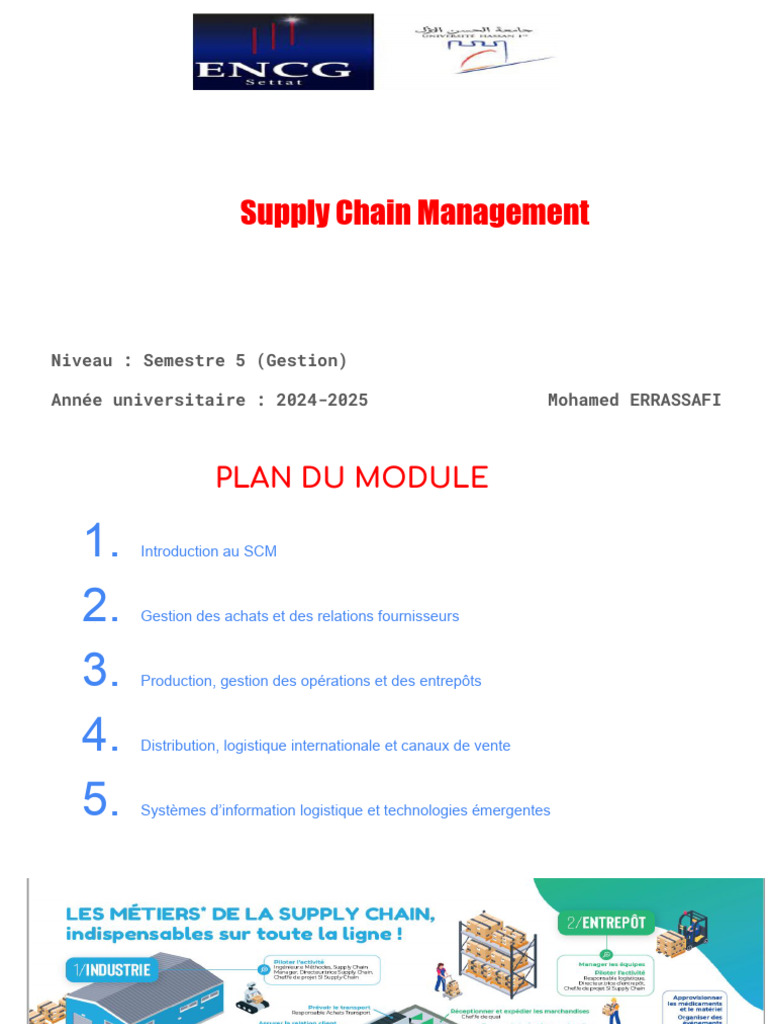 Gestion de la Supply Chain en 2024 | PDF
