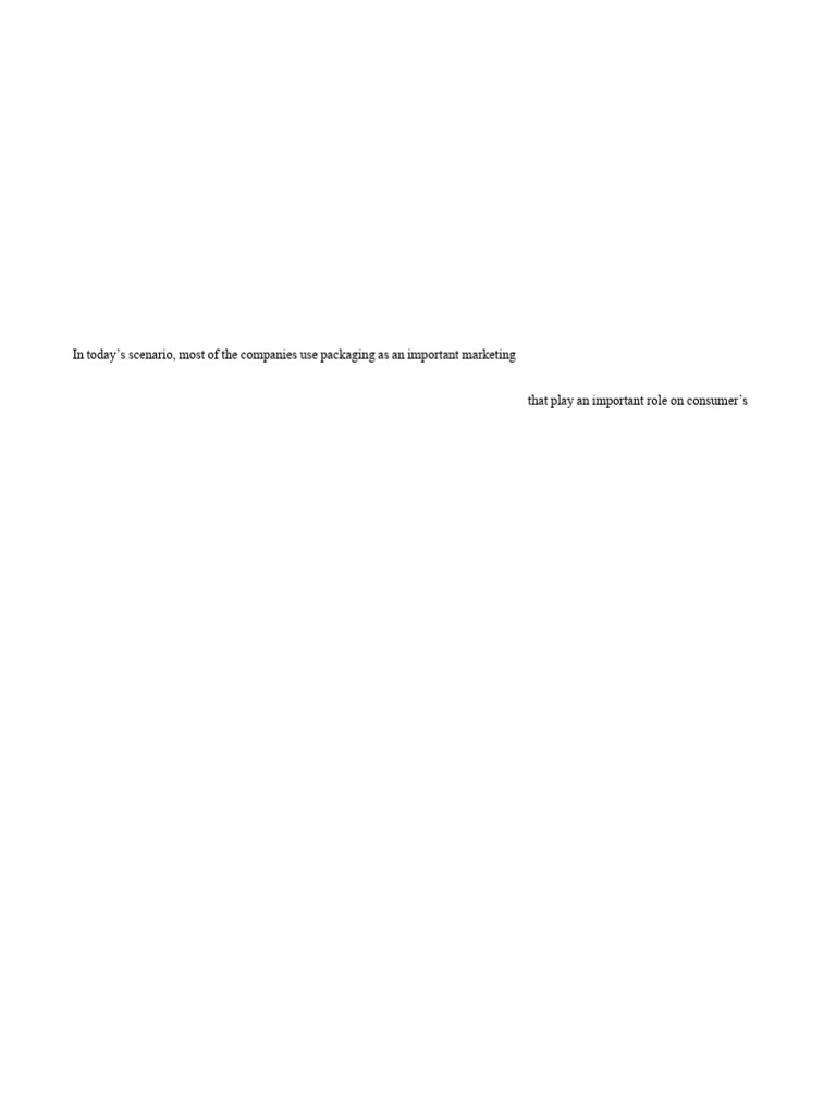 Impact of Packaging on Consumer Behavior | PDF | Brand | Product (Business)