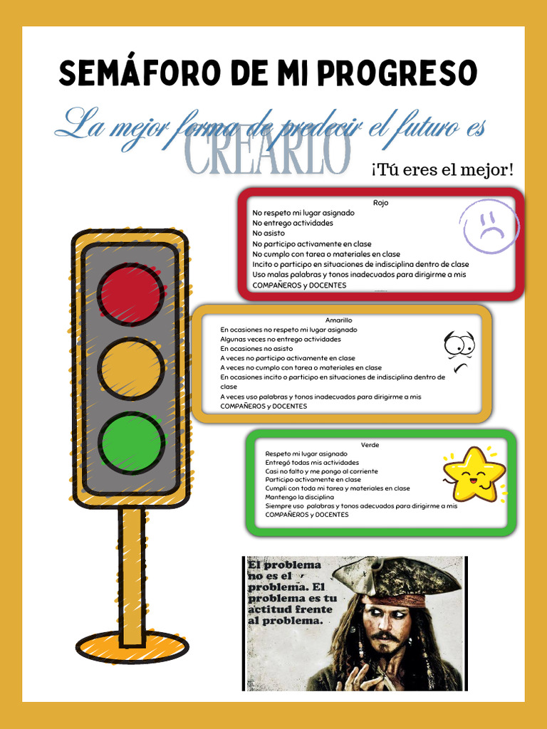 Traffic Light Tasks Printable Worksheet in Colorful Bold Style PDF | PDF