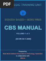 CBS Screen Usage and Codes Guide | PDF | Cheque | Banking