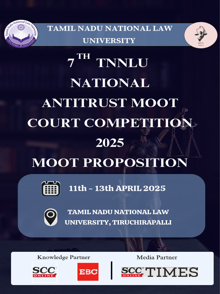 TNNLU Antitrust Moot Court 2025 Guide | PDF | Facebook | Instant Messaging