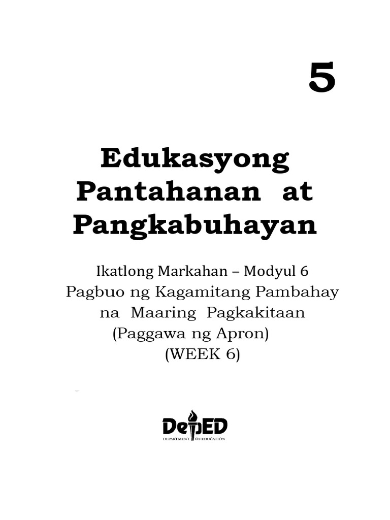 Epp He 5 q3 m6 w6 Passed | PDF