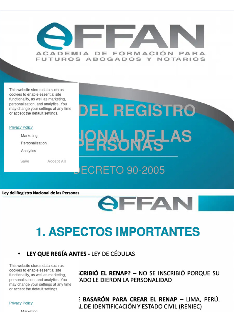 Registro Nacional De Las Personas Pdf Http Cookie Analytics