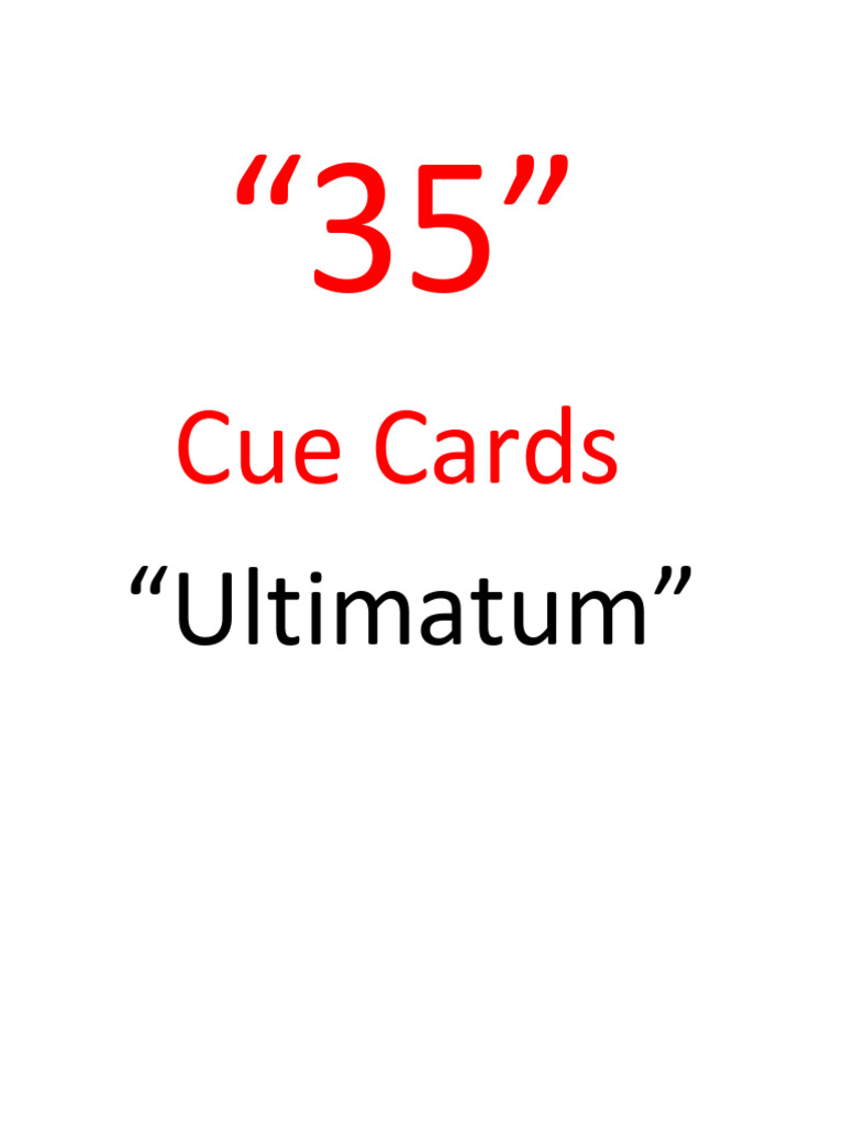 IELTS Cue Card Topics Overview | PDF