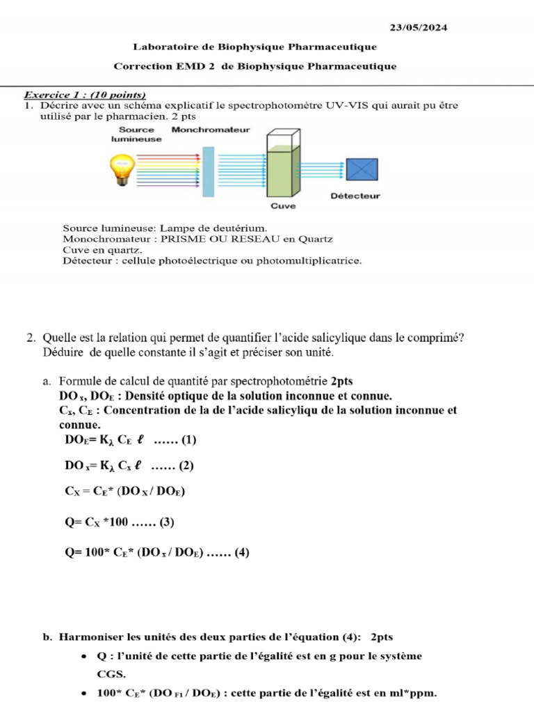 Correction EMD 2 | PDF