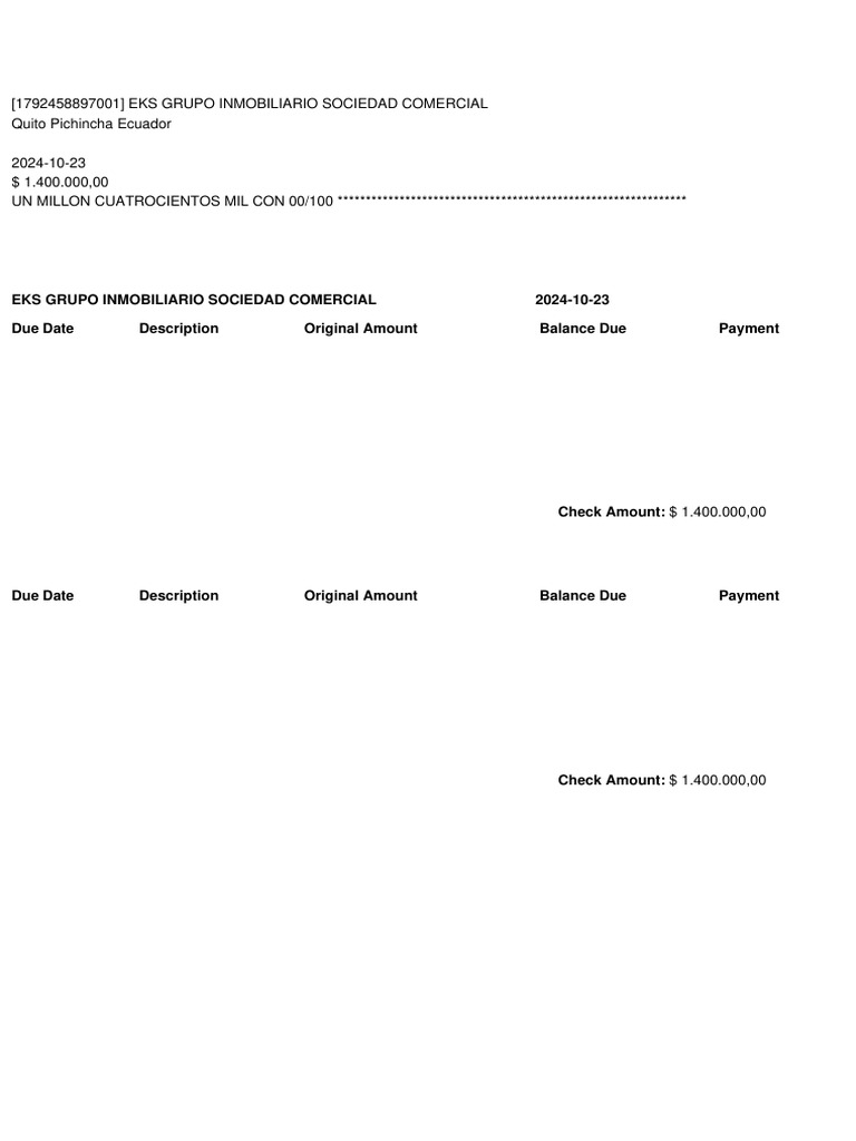 Payment Check Base | PDF