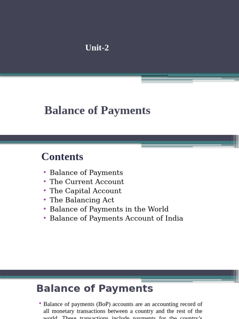 2022 11 11 130324PPT - 2 | PDF | Balance Of Payments | Capital Account