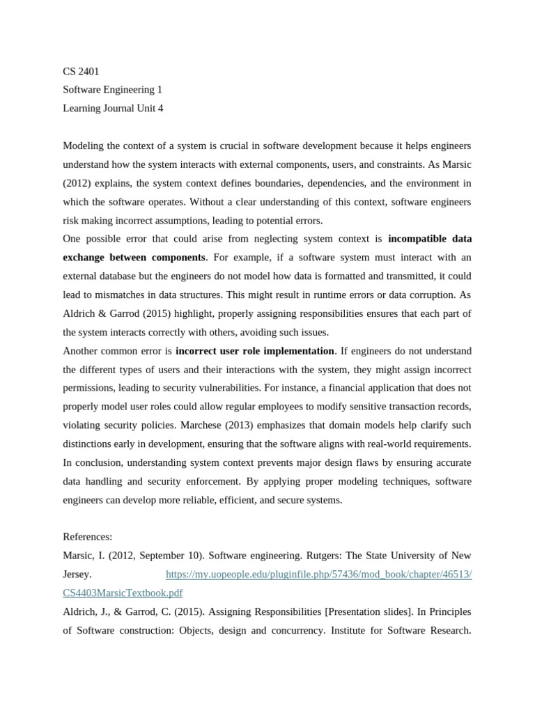 Understanding CS2401 Error Context | PDF | System | Software