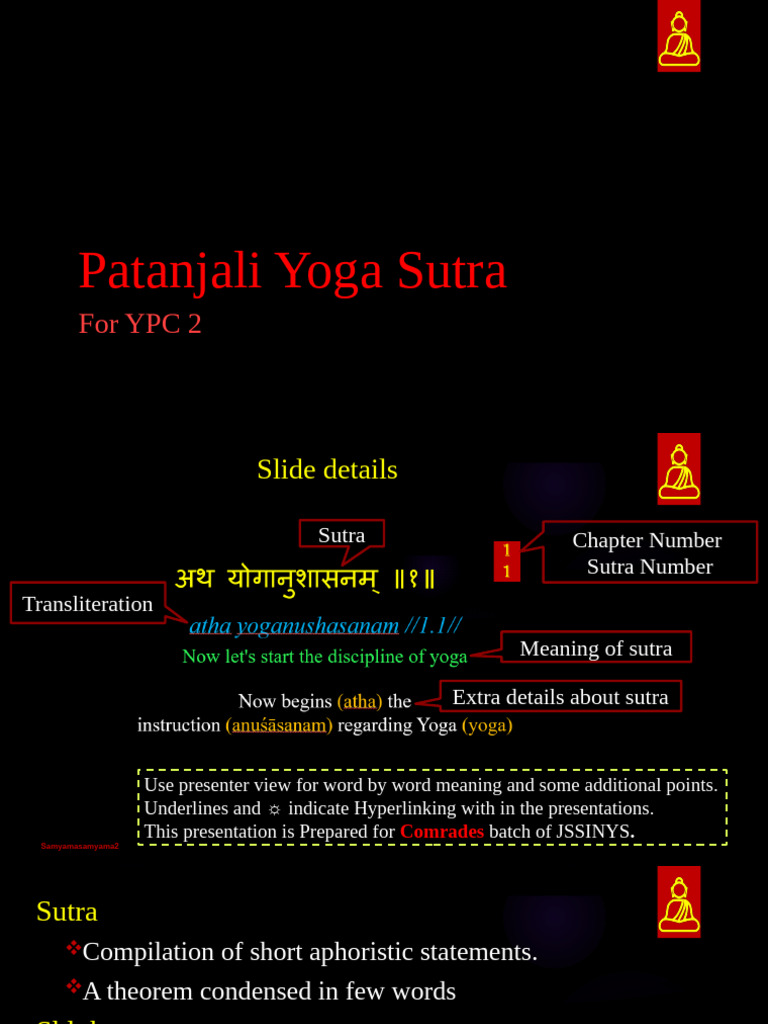 Overview of Patanjali's Yoga Sutras | PDF | Yoga Sutras Of Patanjali | Yoga