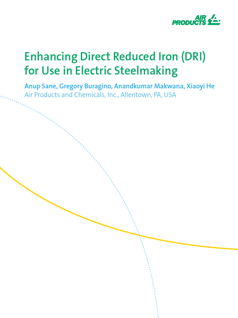 Enhancing DRI for Electric Steelmaking | PDF | Steelmaking | Iron