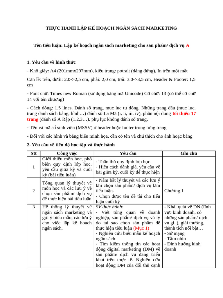 Thuc hanh lap ke hoach ngan sach marketing pdf