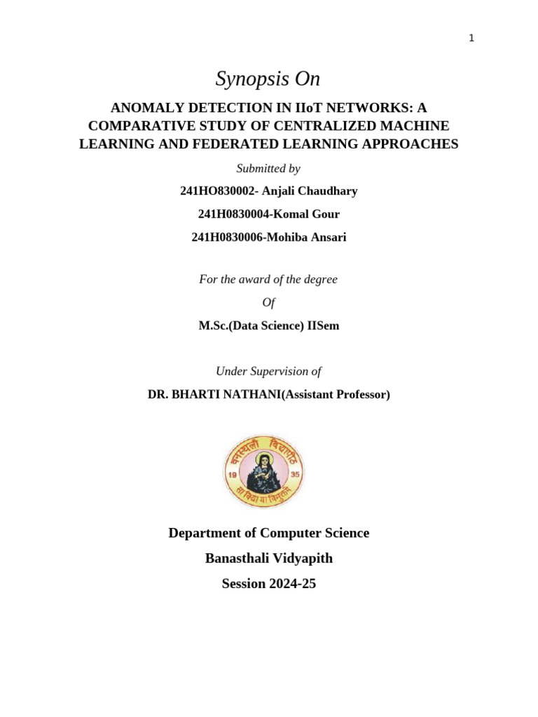 Anomaly Detection Pdf Machine Learning Transmission Control Protocol