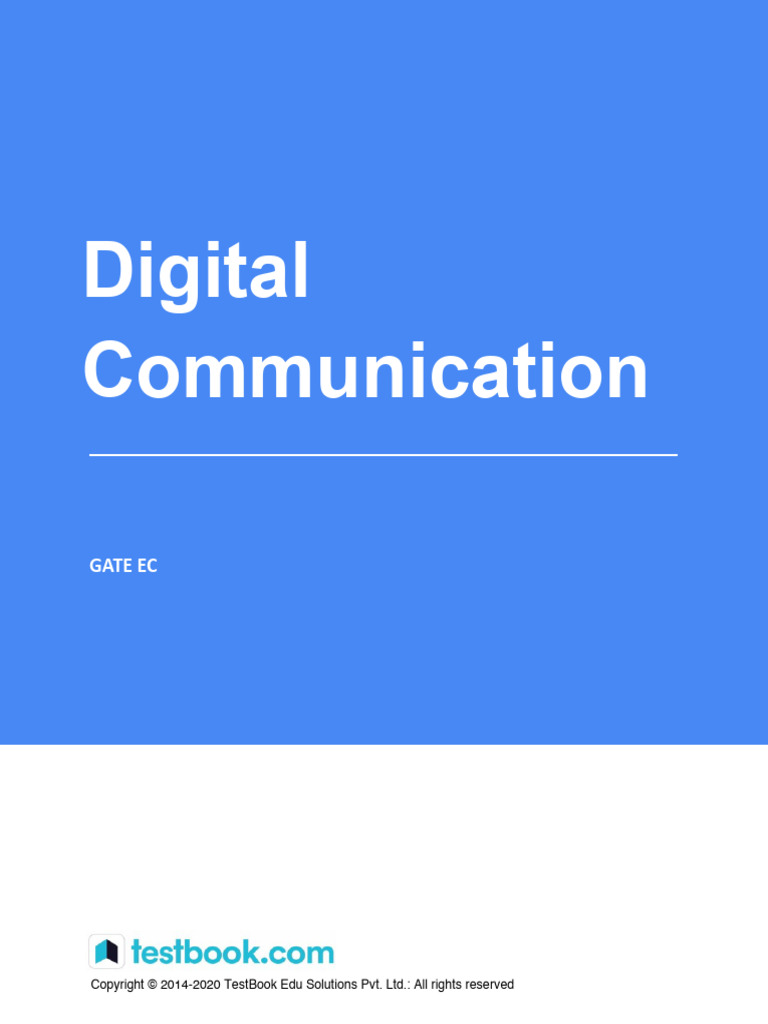 Gate Ec Digital Communication English 1610432382 A74b946f | PDF