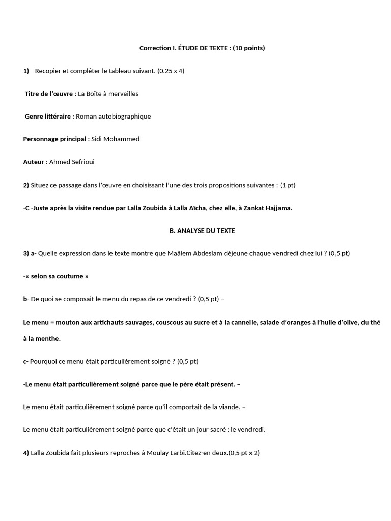 Correction de l'exercice 4 | PDF