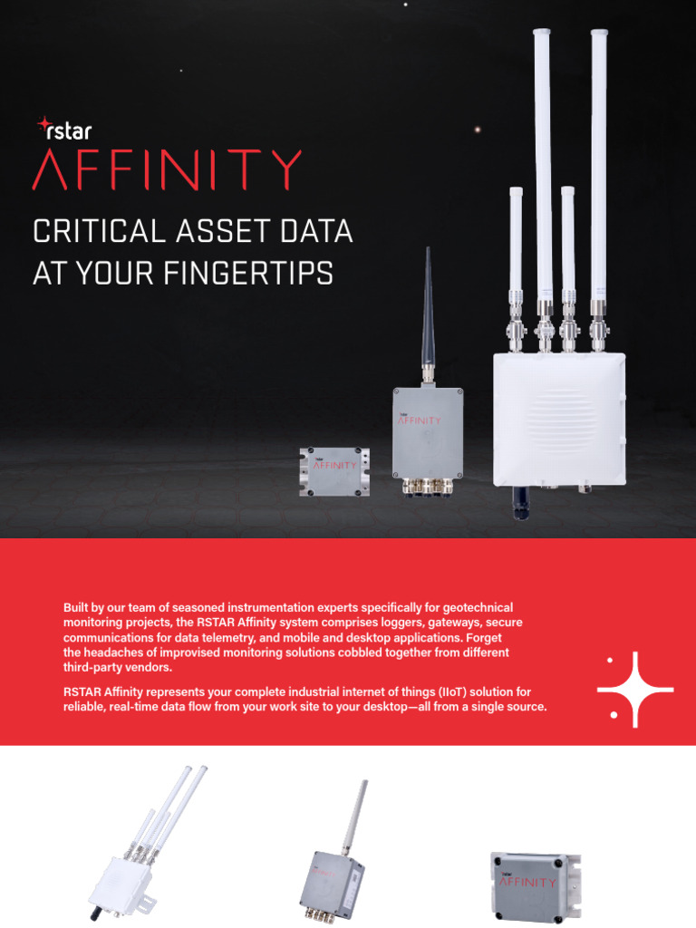 RSTAR Affinity: IIoT Geotechnical Solution | PDF | Computer Network ...