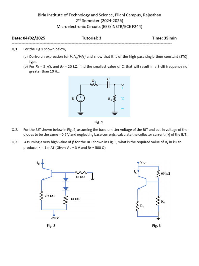 Micro Tut 4 2 25 | PDF