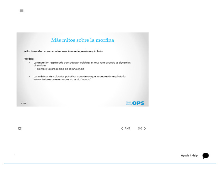 Más Mitos Sobre La Mor Na: Mito: La Morfina Causa Con Frecuencia Una ...