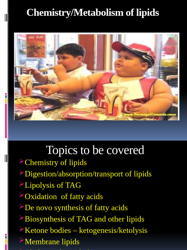 Biochemistry of Lipids and Metabolism MD - pptx2 | PDF | Lipoprotein ...