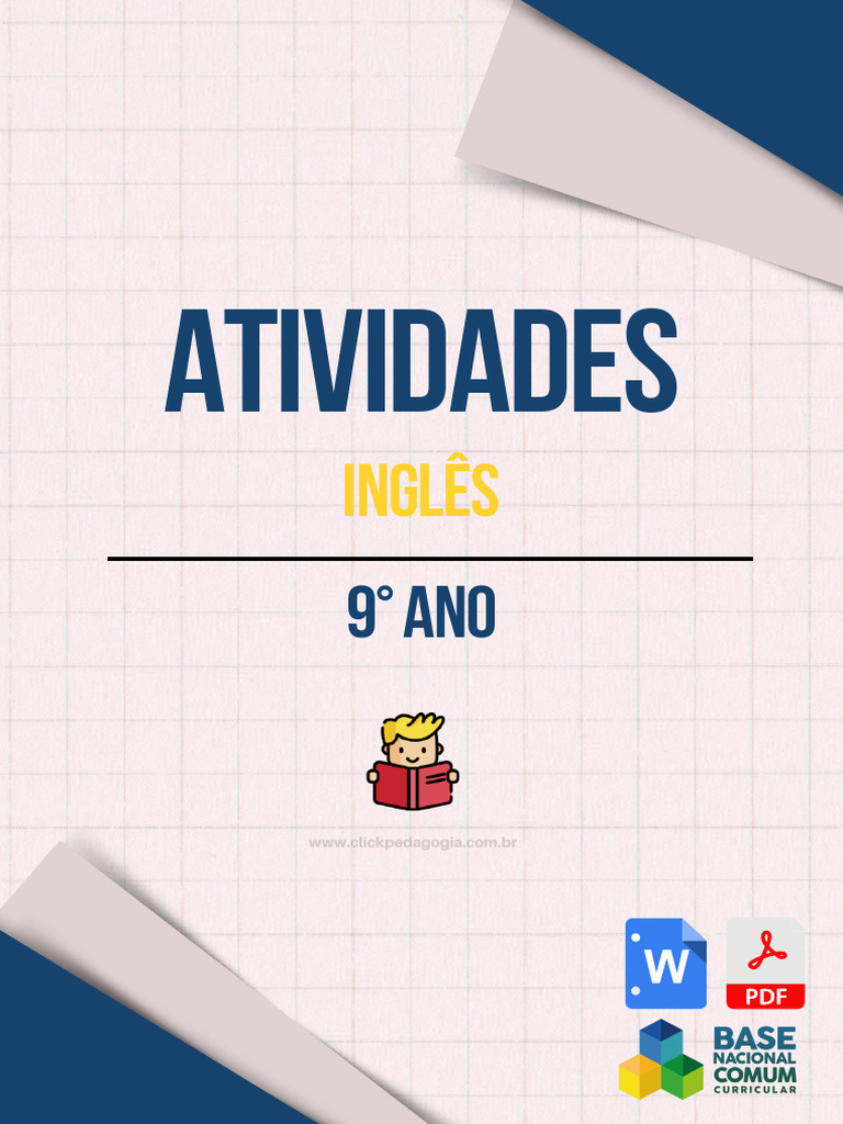 Atividades de Inglês 9º Ano 2024 | PDF