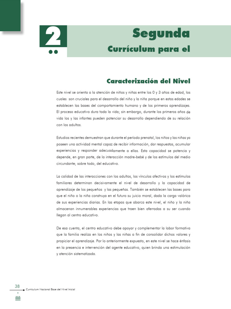 Nivel Inicial | PDF | Educación de la primera infancia | Cuidado de los ...