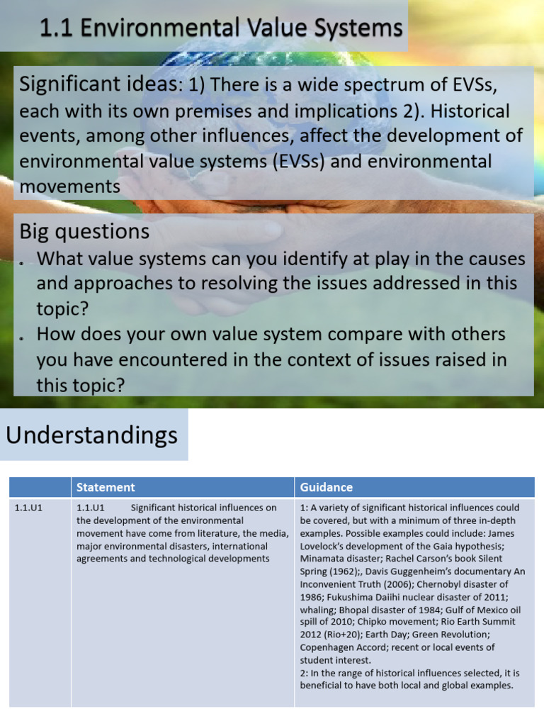 Understanding Environmental Value Systems | PDF | Ecosystem | Entropy