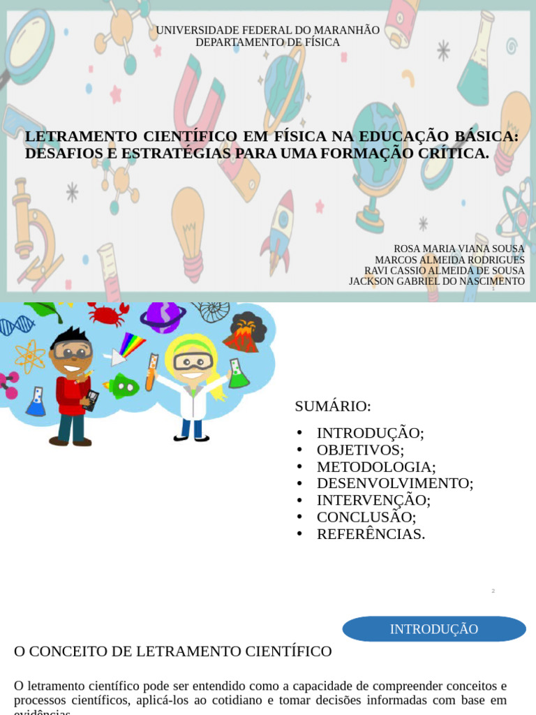 Letramento Científico em Física na Educação | PDF | Science | Física