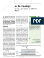 Optical Fiber Technology: Physical Principles and Applications of Different Types of Optical Fibers