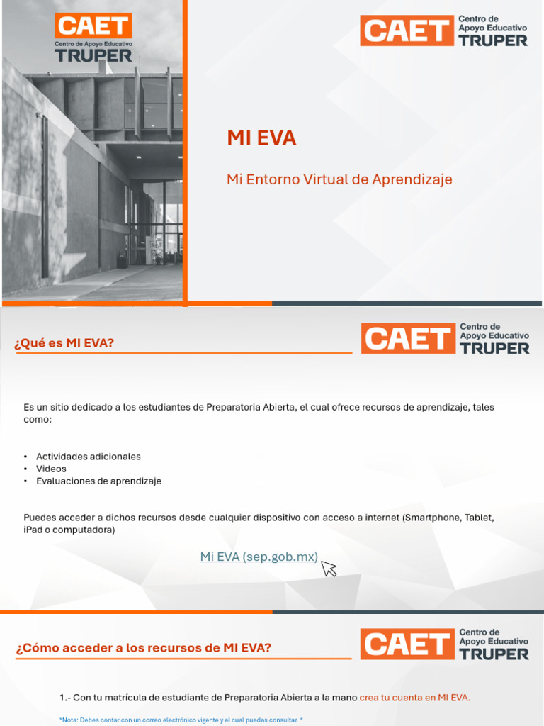 Recursos de Aprendizaje en MI EVA | PDF