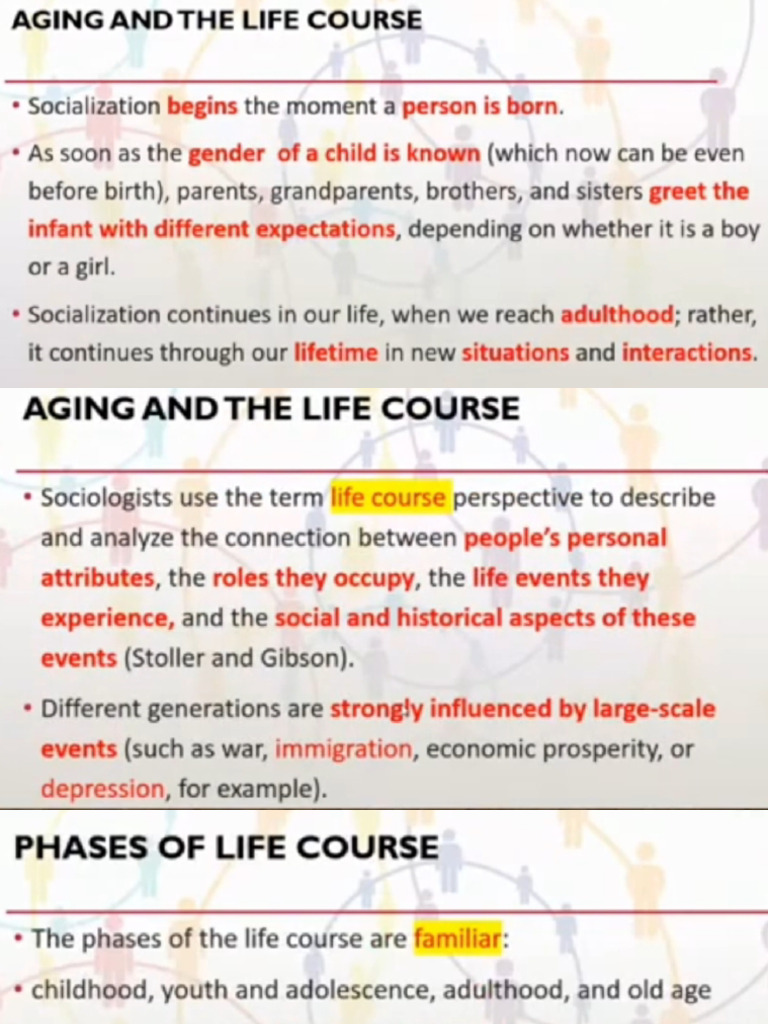 Course of Life | PDF