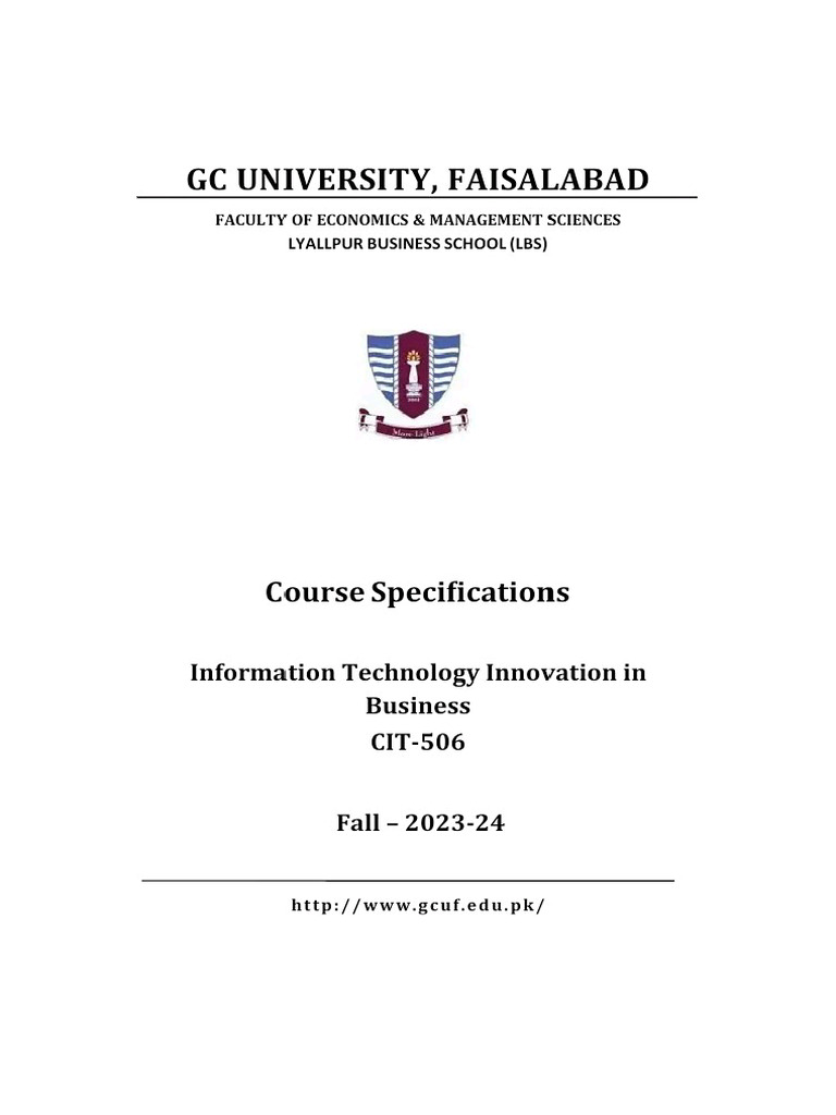 Information Technology Innovations in Business | PDF