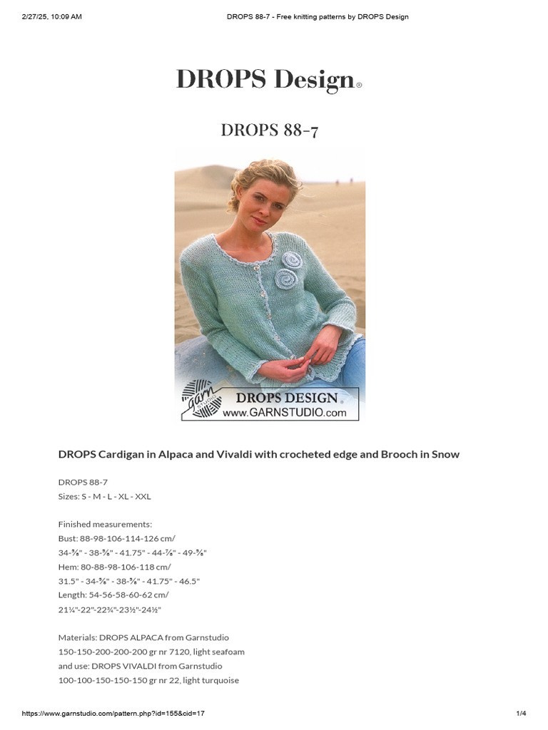 DROPS 88-7 - Free Knitting Patterns by DROPS Design | PDF | Knitting ...