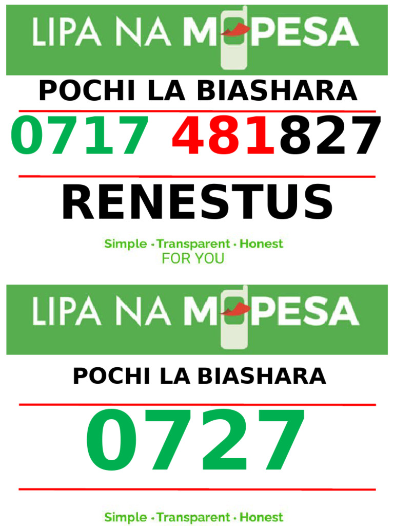 Pochi La Biashara Template | PDF