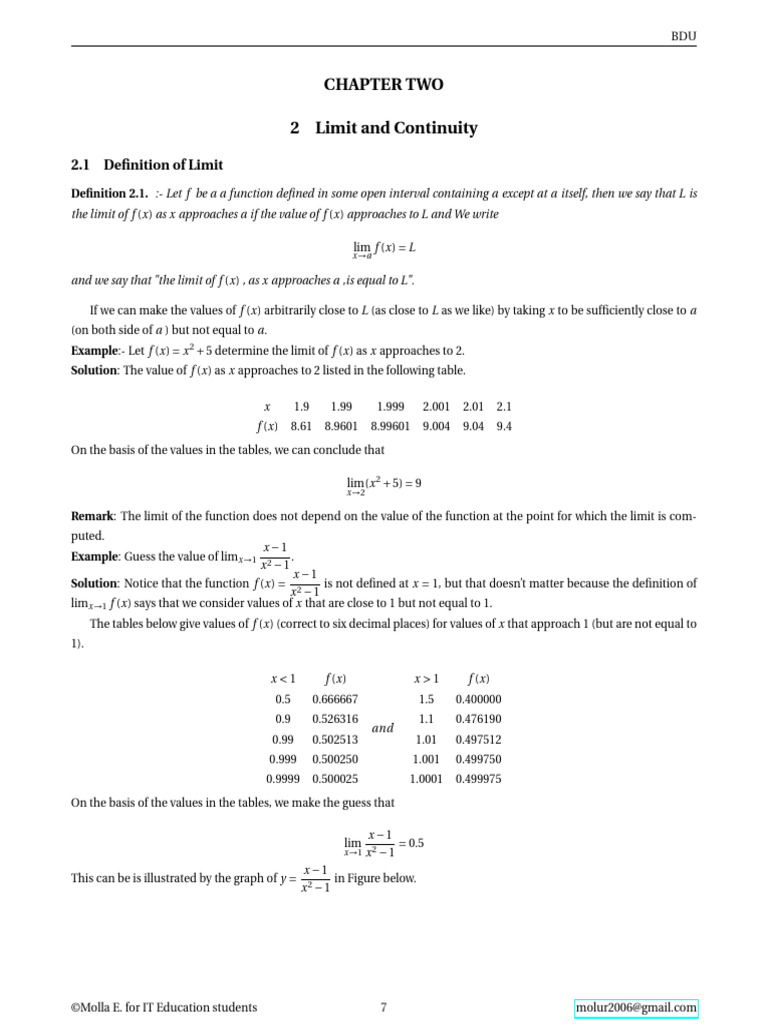 Calculu For It Edu Chapter Two | PDF | Function (Mathematics) | Numbers