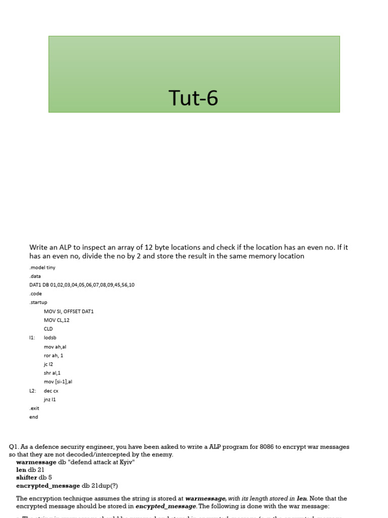Tut 6 pdf