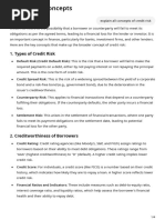 BNM Credit Risk Management Policy | PDF | Credit Risk | Financial Risk