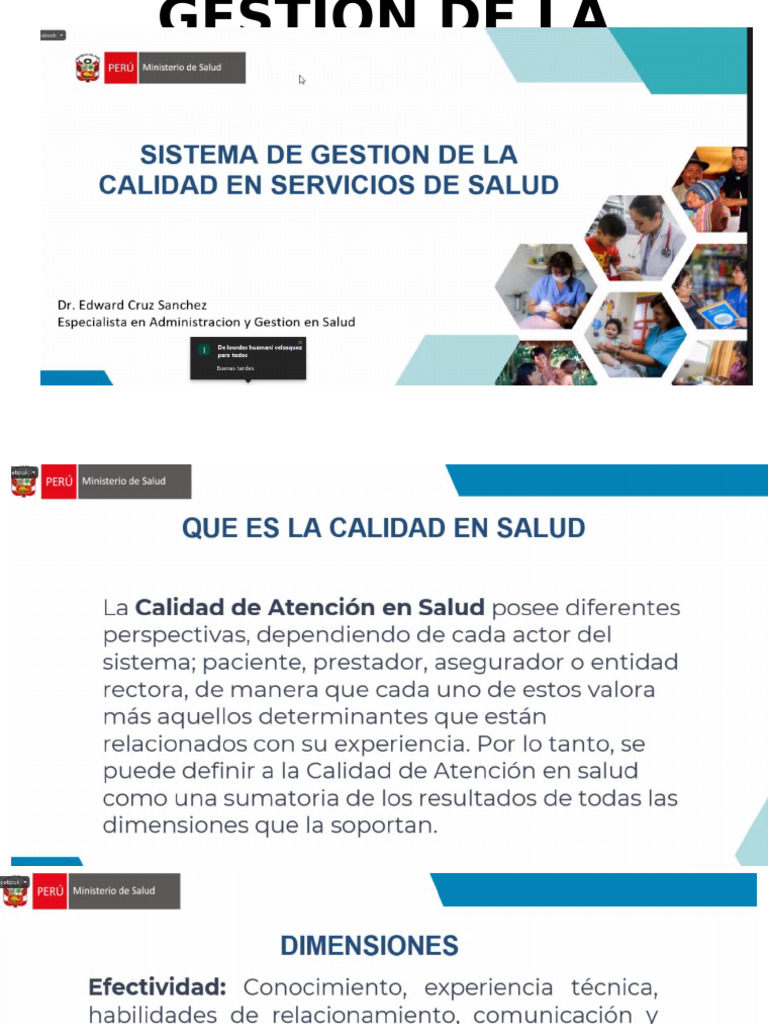Sistema de Gestion de La Calidad en Servicios | PDF