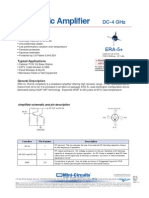 Monolithic Amplifier: Dc-4 GHZ