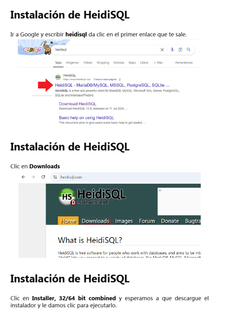 3.SQL Con Heidisql | PDF | SQL | Bases de datos