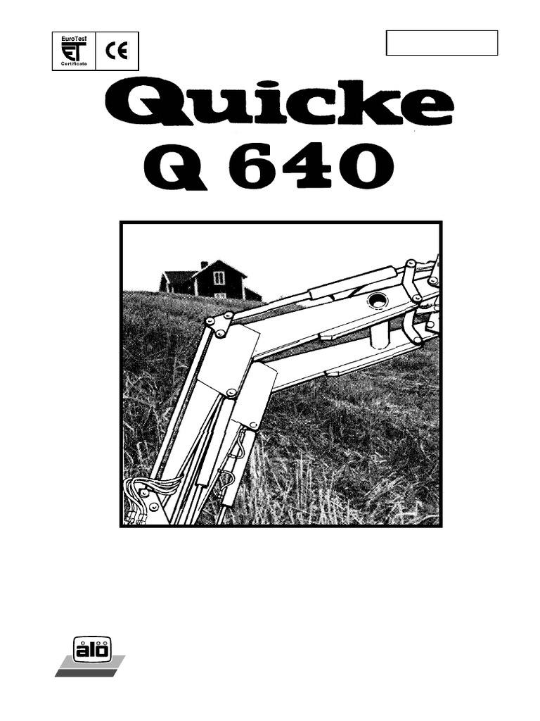 Quicke 640 Us Manual | PDF