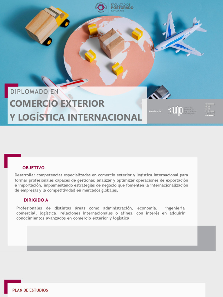 Diplomado en Comercio Exterior y Logística | PDF | El comercio ...