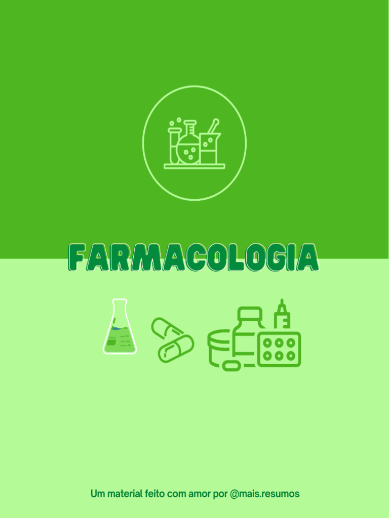 Resumos Farmaco | PDF | Farmacocinética | Biodisponibilidade