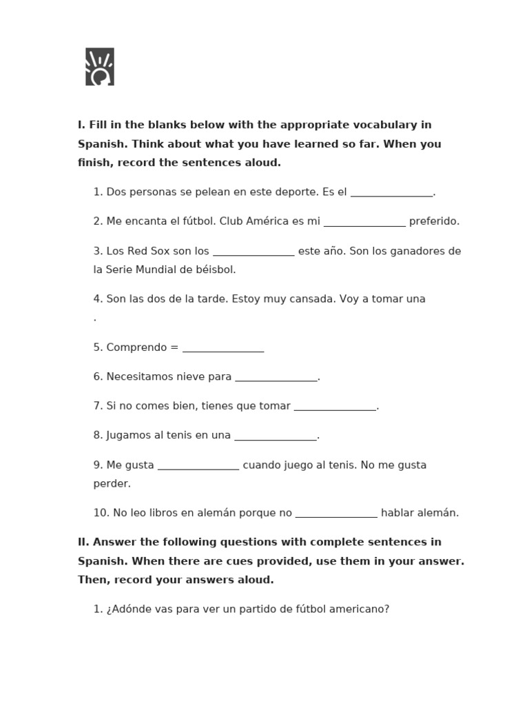 1.2.10 Practice - Spoken Assignment - Health and Wellness (Spoken ...