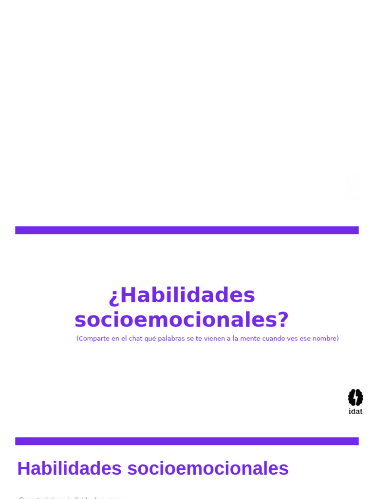 Habilidades Socioemocionales en Educación | PDF | Las emociones ...